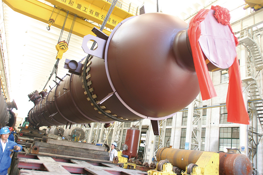 2008年10月天津石化循環(huán)氫脫硫塔